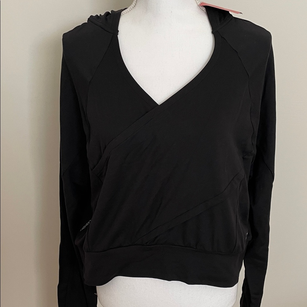 The North Face Black Wrap-Front Hoodie